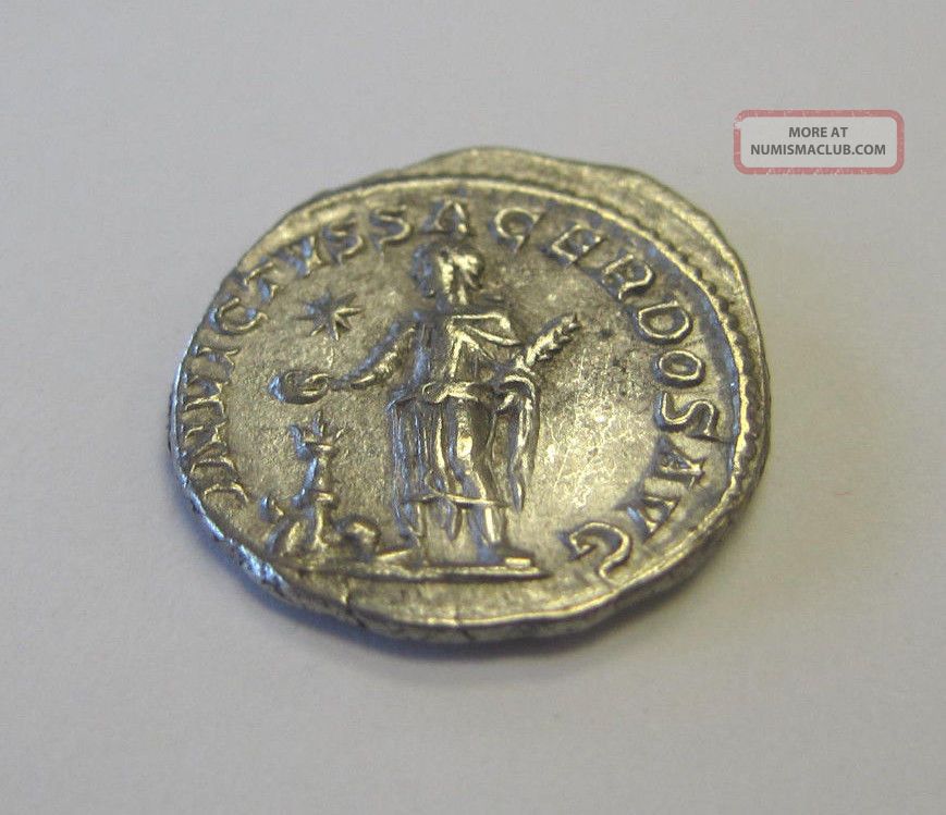 Denarius Elagabalus Emperor Of Rome Ancient Silver Coin A. D. 218 - 222