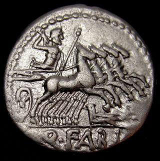 Fabi Roman Republic Silver Ar Denarius Ef Extremely Rare Coin Worth 900$ photo