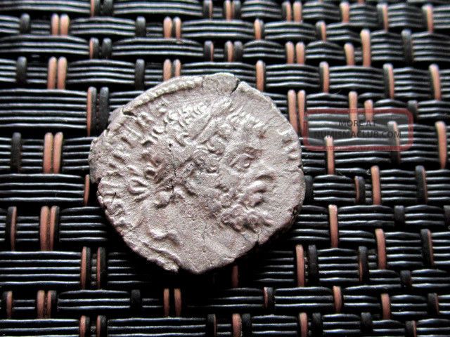 Silver Ar Denarius Septimius Severus 193 - 211 Ad Ancient Roman Coin Coins: Ancient photo