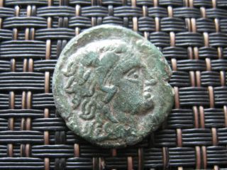 Greek City Of Lysimacheia In Thrace 309 - 281bc Young Hercules Ancient Greek Coin photo