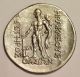Celtic,  Thasos.  Silver Tetradrachm.  Stepbrothers: Heracles And Dionysos Coins: Ancient photo 4