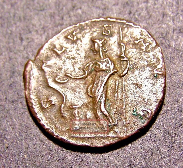 Victorinus, Feeding The Snake, 3rd Cent Ad, Roman Gallic Emperor ...