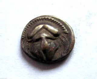 Circa.  400 - 300 B.  C Ancient Greece Thrace - Mesembria Ar Silver Obol Coin.  Vf photo