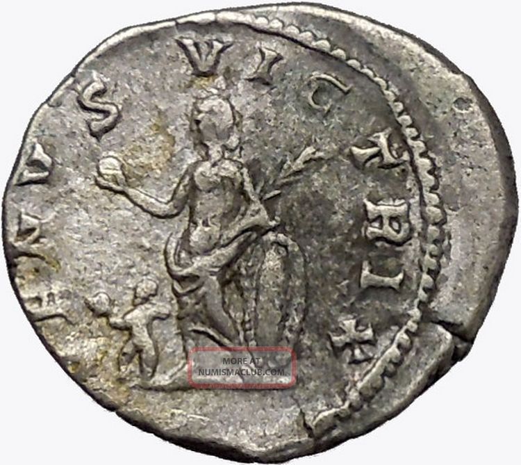 Plautilla Caracalla ' S Wife 202ad Ancient Silver Roman Coin Venus
