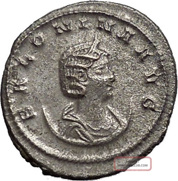 Salonina Daughter In Law Of Valerian I Ancient Roman Coin Juno Cult I41543