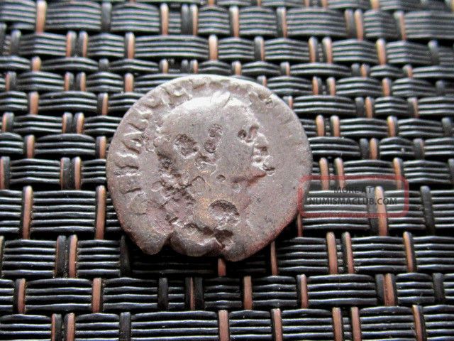 Silver Denarius Vespasian 69 - 79 Ad Ancient Roman Coin Coins: Ancient photo