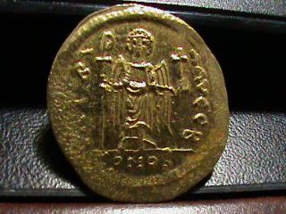 Byzantine Gold Coin Emperor Maurice Tiberius 582 - 602 Ad Vf 35,  Uncertified photo