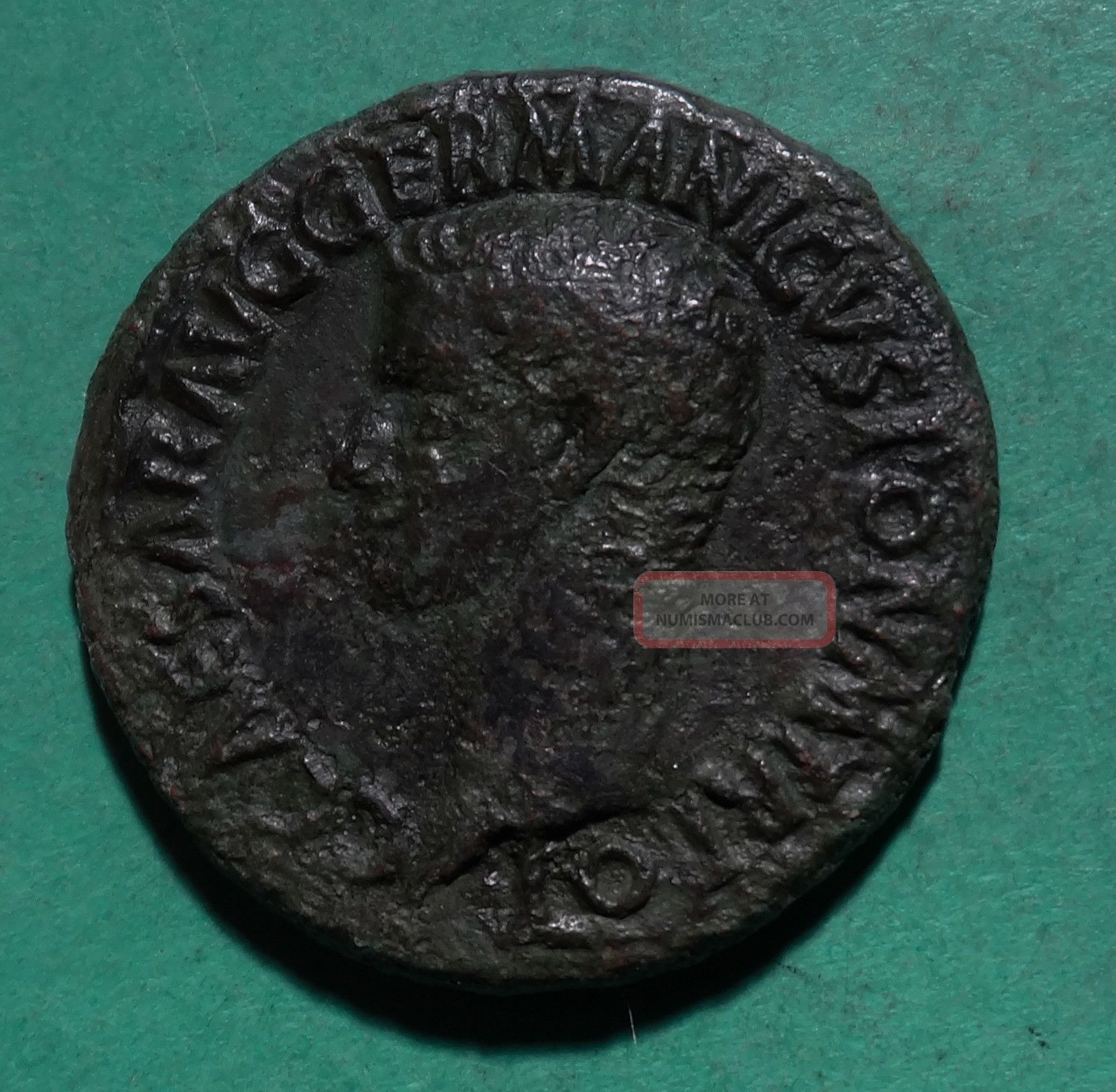 Tater Roman Imperial Ae As Coin Of Caligula Vesta
