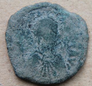 Buzantine Bronze Æ 40 Nummi Of Anastasius I 512 - 517 Ad photo