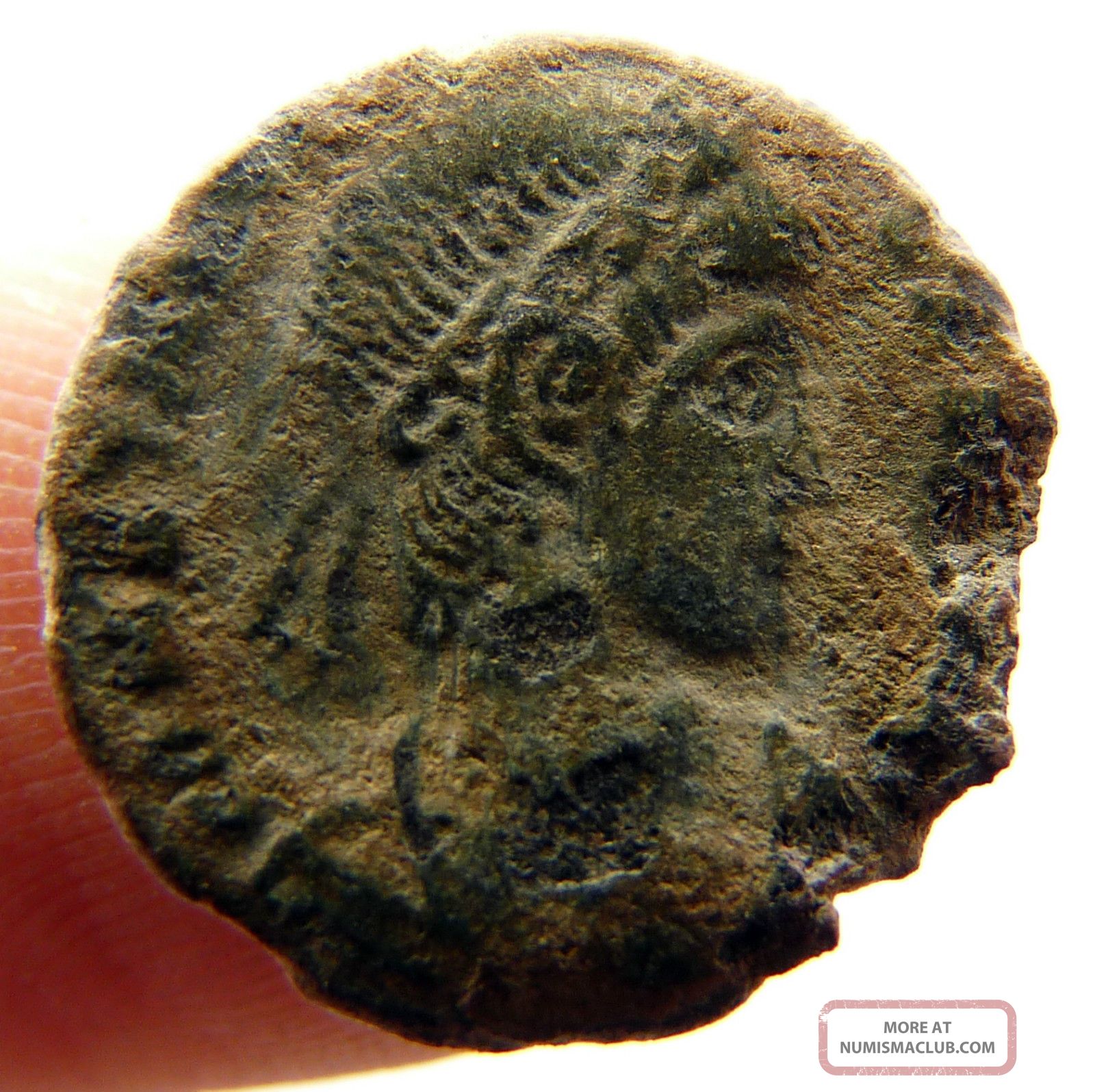 Ancient Roman Bronze Coin Roman Imperial Empire Old Antique