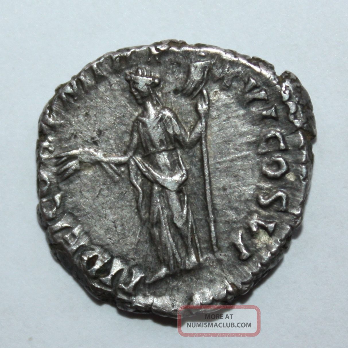 Roman Silver Denarius Of Commodus