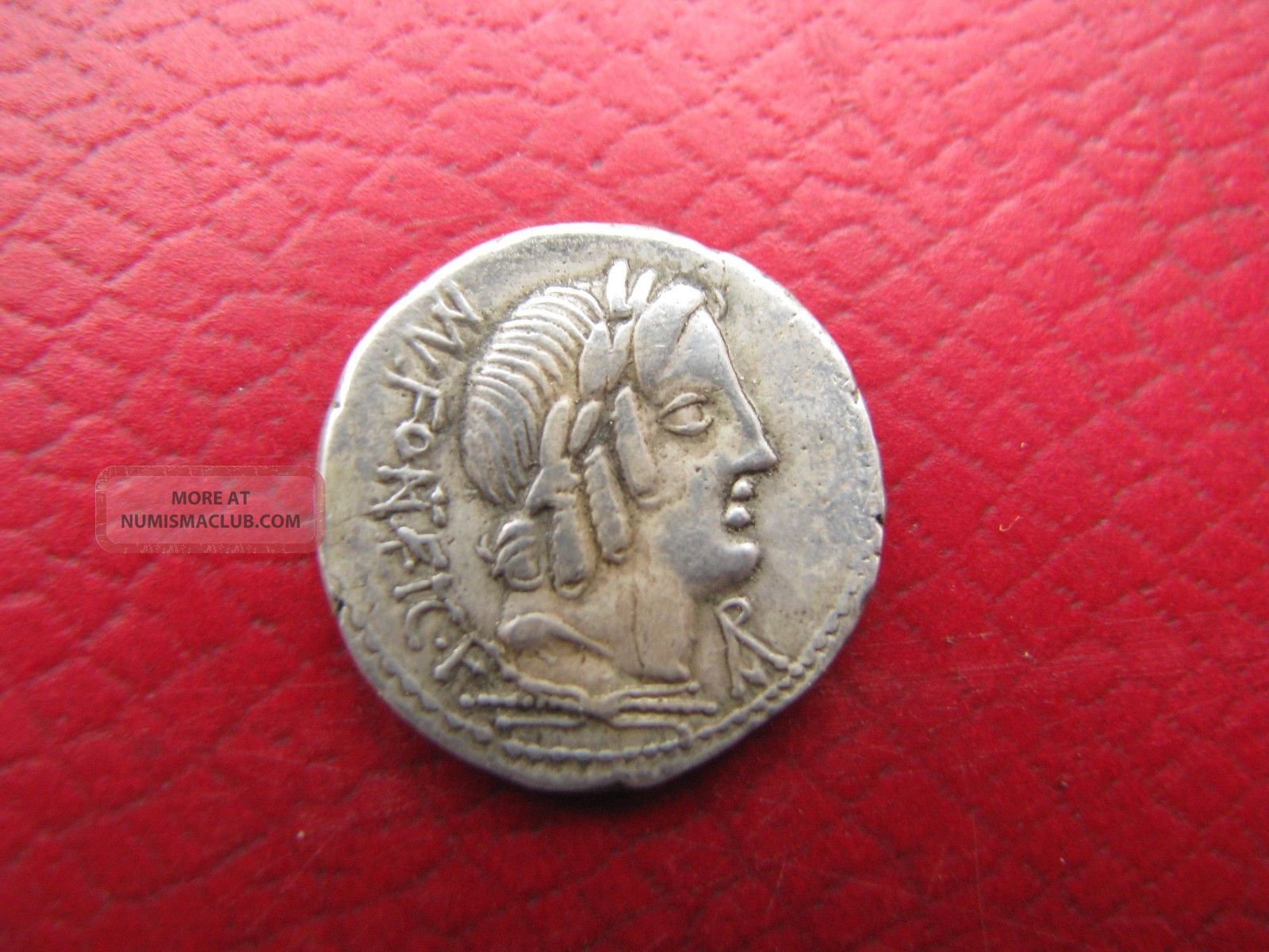 Roman Republic Ar Denarius Mn. Fonteius C. F. 85 Bc