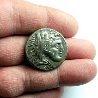 Seleukos I Nikator Ar Tetradrachm.  Babylon. photo