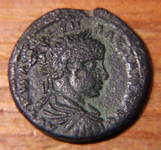 218 - 222 Ad: Elagabalus Ae25 Of Markianopolis - A Rare Coin (varbanov 1537) photo