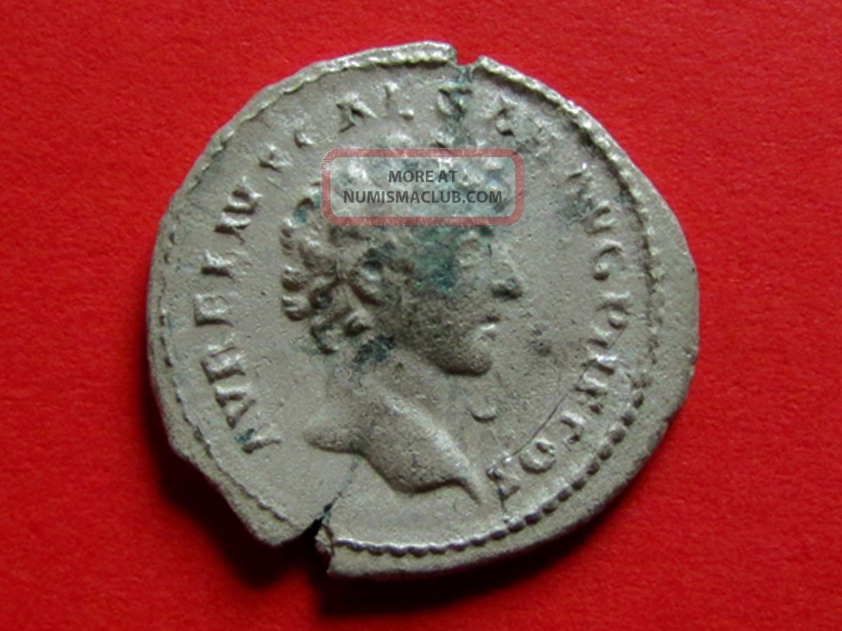 Rare Roman Silver Denarius Of Emperor Marcus Aurelius