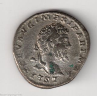 Septimius Severus Ar Denarius Silver Ad 193 - 211 Roman Provincial Coin photo