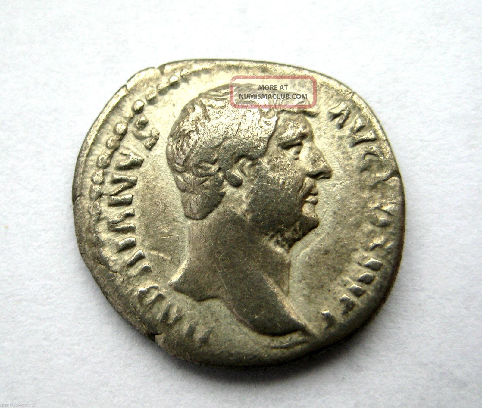 C. 120 A. D British Found Emperor Hadrian Roman Imperial Ar Silver ...