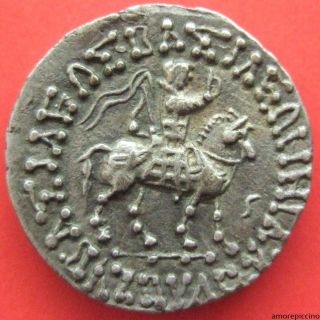 Indo - Sythian Kings Of Baktria,  Azes (58 - 12 Bc),  Ar Tetradrachm photo