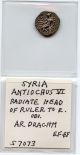 Syria Antiochus Vi Ar Drachm 144 - 142 Bc Seleucia,  Antiochos Vi Ancient Greece Coins: Ancient photo 4