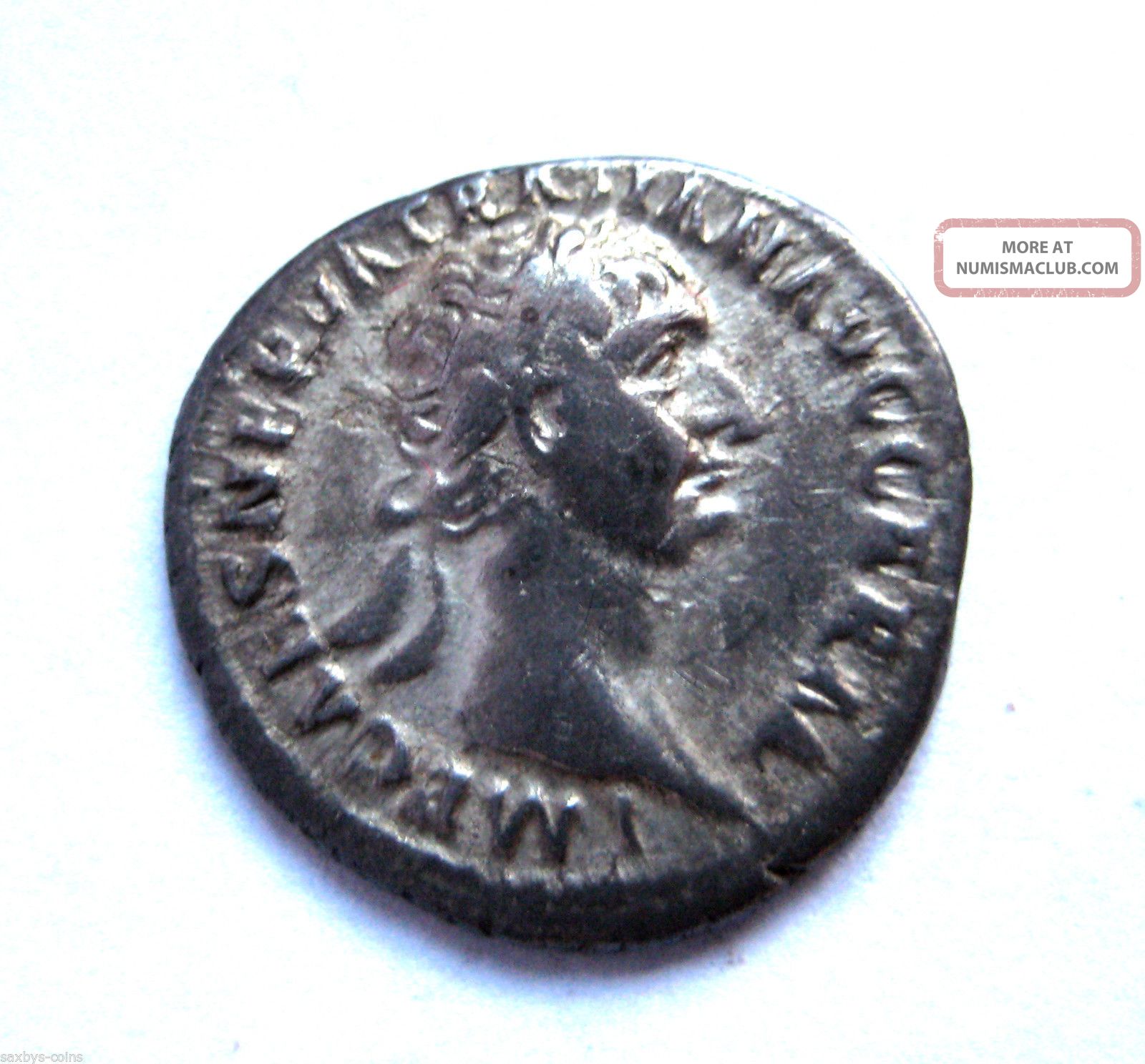 Rare C. 96 - 98 A. D Emperor Nerva Roman Period Imperial Ar Silver ...