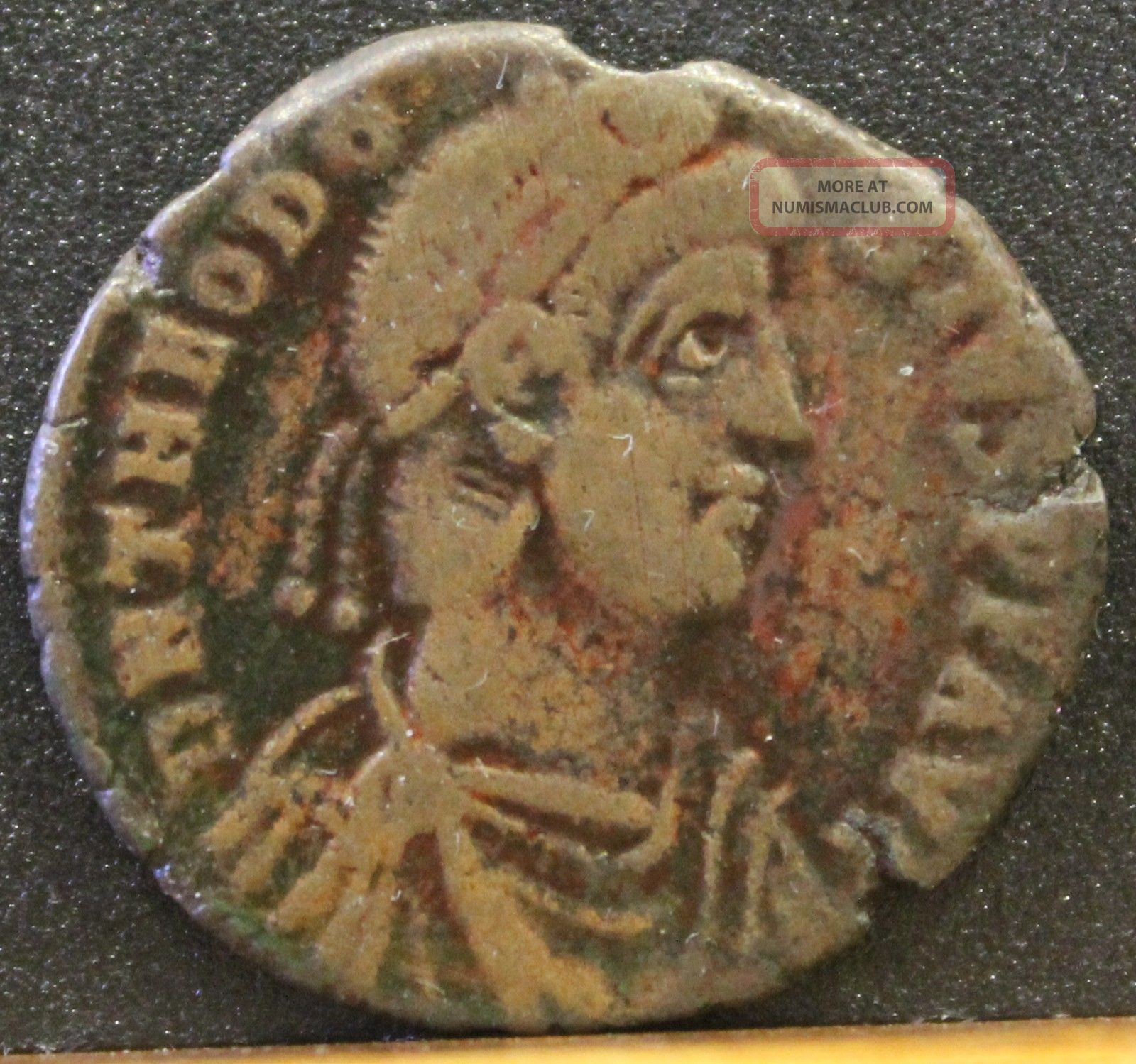 Roman Coin Teodosio I