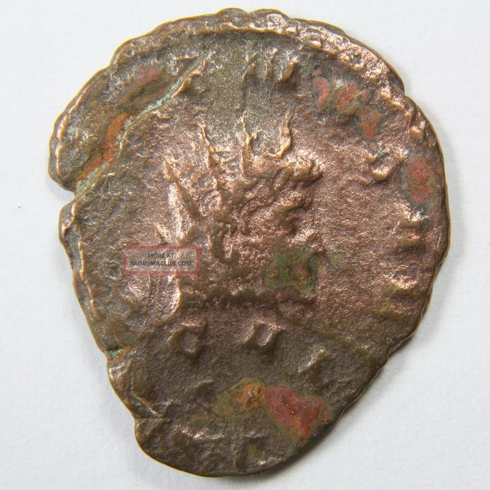 Ancient Roman Bronze Coin Double Struck Error Coin C 50 Bc - 450 Ad 5584