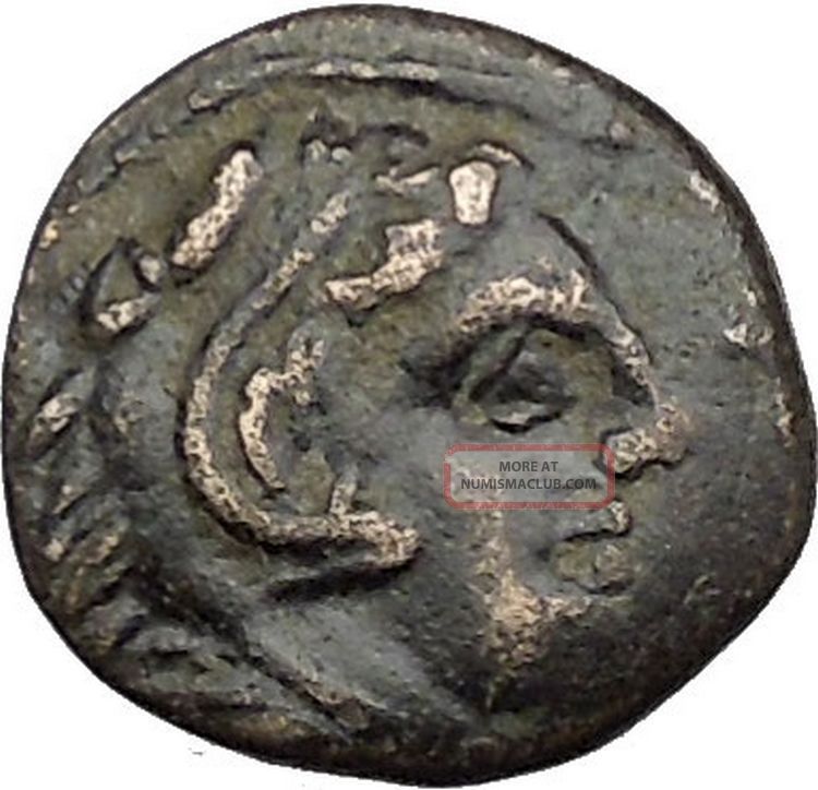 Cassander Killer Of Alexander The Great Son Ancient Greek Coin Lion I39481