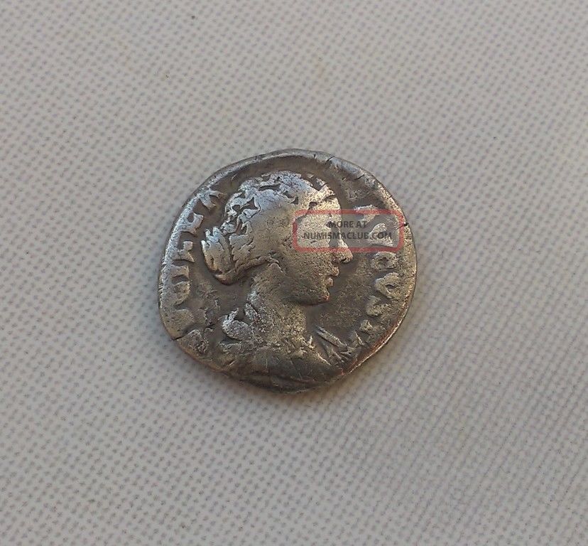 Antique Coin Silver Lucilla Roman Denarius 164 – 169 A. D 0789