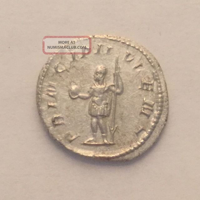 Philip Ii Silver Ar Antoninianus As Caesar