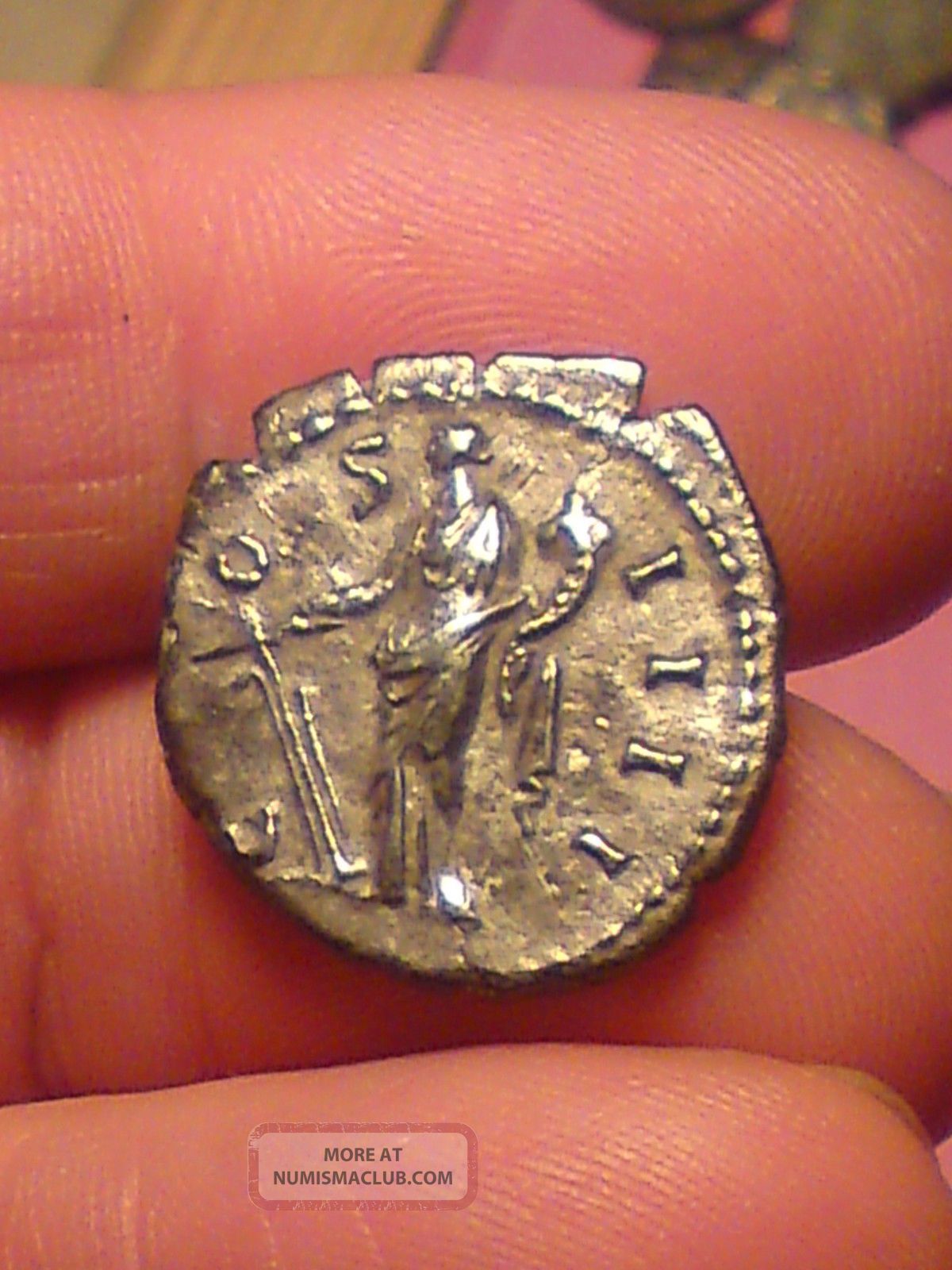 Roman Coin Of Antoninus Pius - Silver Denarius