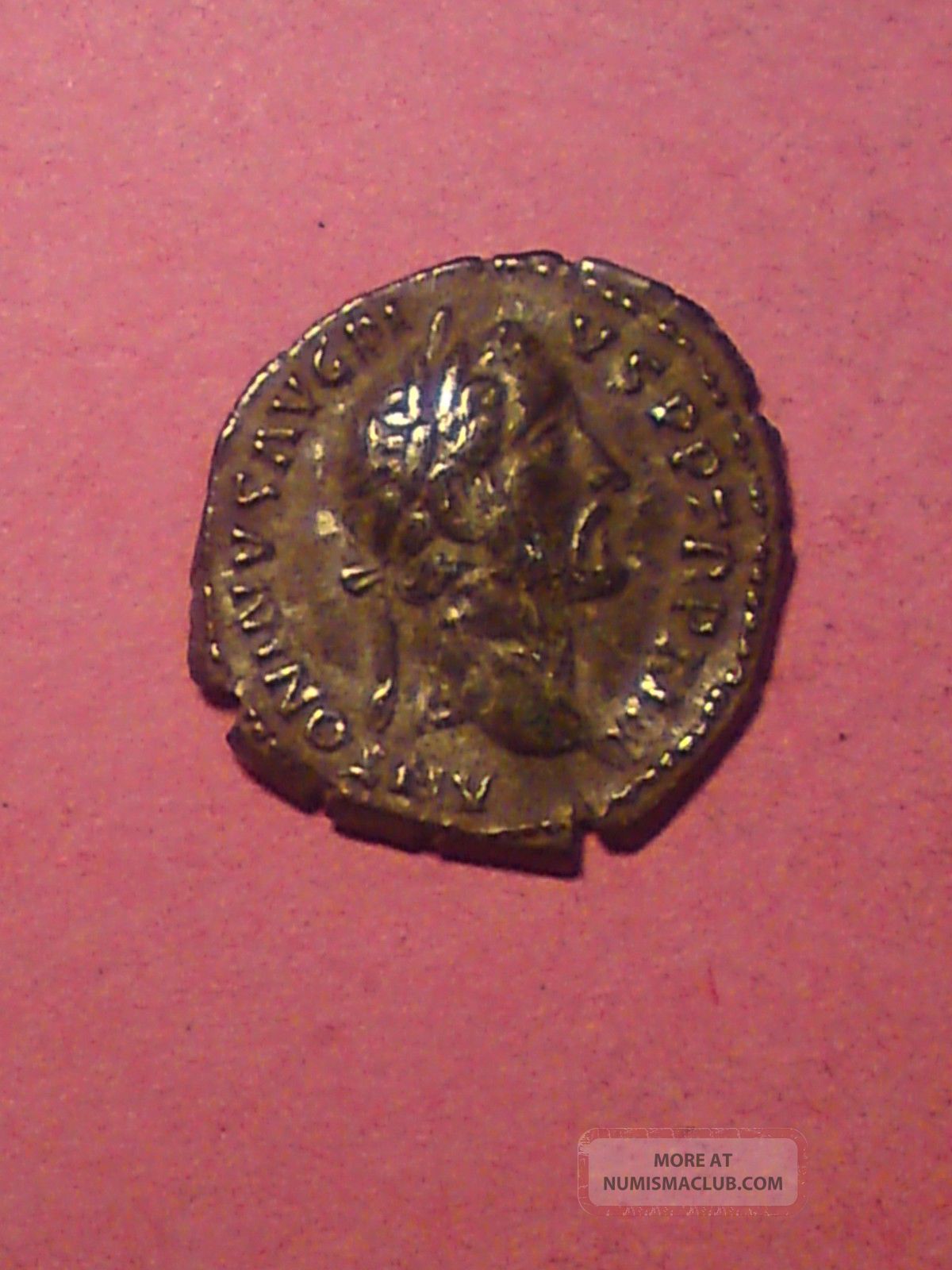 Roman Coin Of Antoninus Pius - Silver Denarius