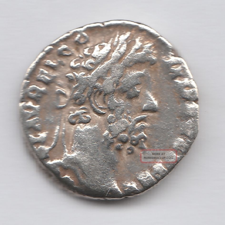 Silver Denarius Of Emperor Commodus, 177 - 192 Ad