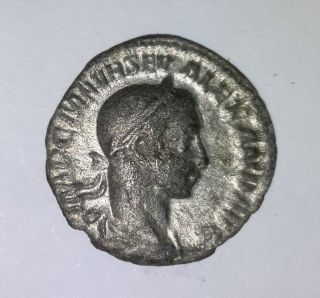 Roman Silver Coin Of Severus Alexander Ar Silver Denarius - Spes Pvblica photo