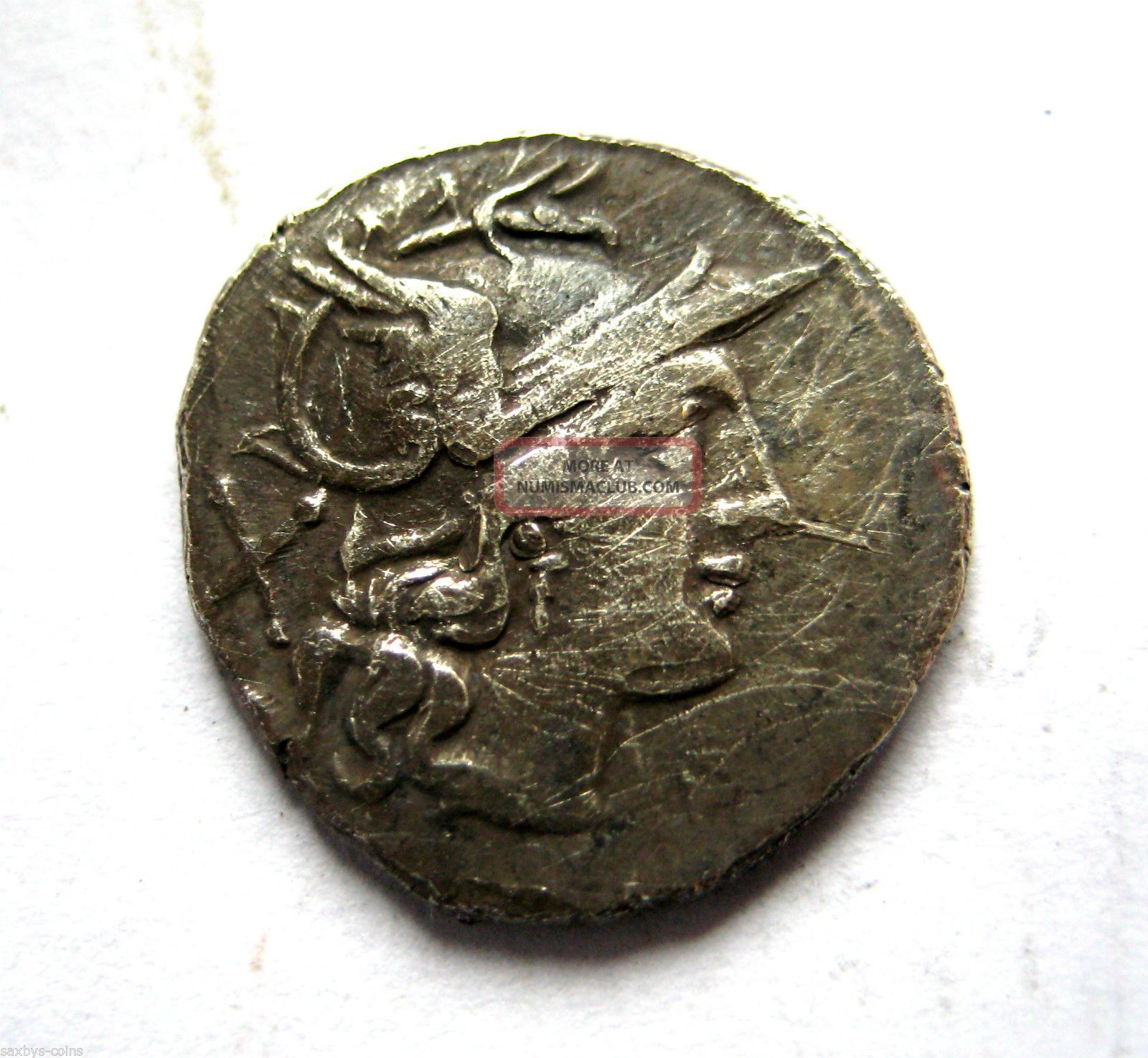 C.  100 B.  C British Found Roman Republican Silver Denarius Coin.  Unresearched Issue Coins: Ancient photo