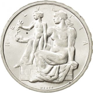 [ 59992] Suisse,  Confédération Helvétique,  5 Francs 1948 Berne,  Km 48,  Km. photo