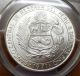 1971 Peru Silver 50 Sol Coin - Tupac Amaru - Pcgs Graded Ms 64 South America photo 3
