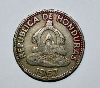 1967 Honduras 10 Centavos Diez De Lempira Coin World Foreign Z photo