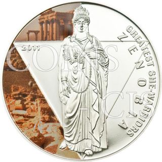 Togo 2011 500 Francs Greatest She Warriors - Zenobia Proof Silver Coin photo