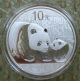 2011 China 10 Yuan 1oz Silver Panda Coin - Perfect Coin In Capsule China photo 2