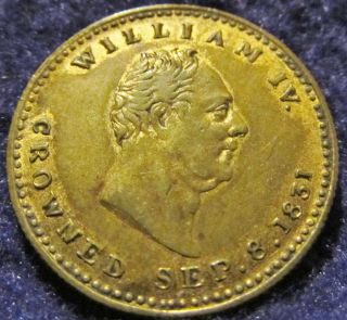 1831 - King William Iv - By Trampling On Liberty I Lost The Reins Medal - Xf - Au photo