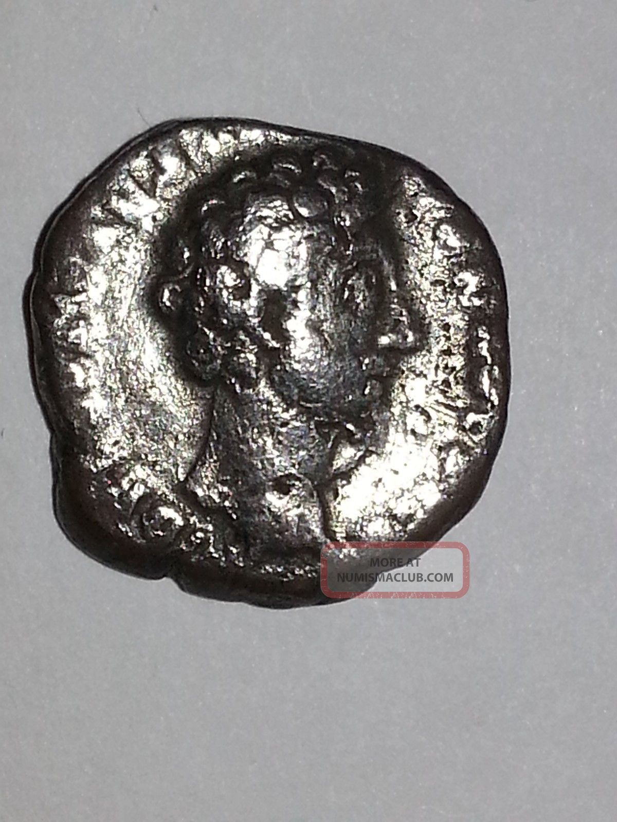 Uncertified And Ungraded Silver Roman Coin (emperor Marcus Aurelius)