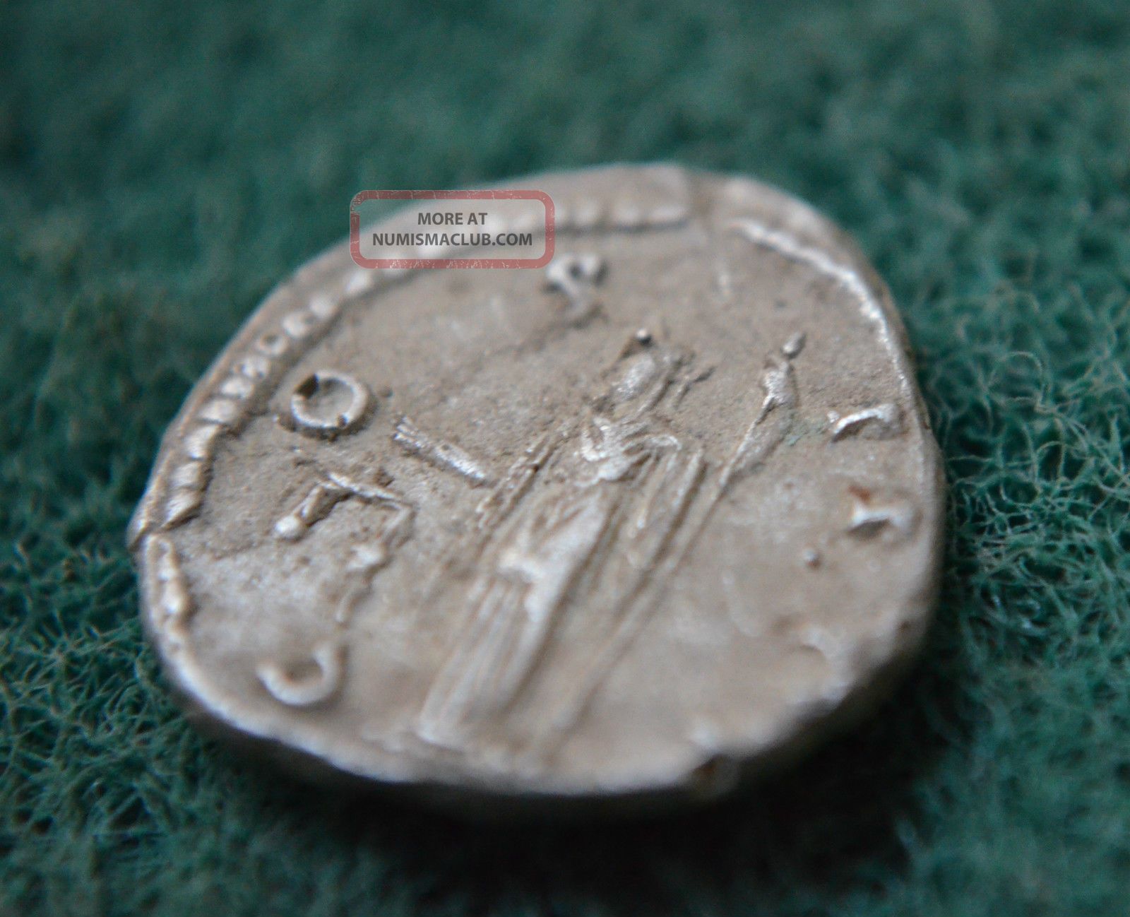 Antoninus Pius, 131 - 161 Ad. Ancient Roman Silver Denarius Coin In Cond.