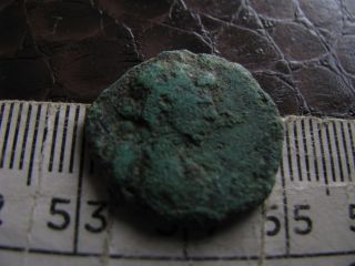 Unusual Ancient Roman Coin,  Unresearched,  Has Some Interesting Detail photo