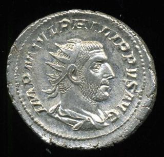 D - D Roman Empire - Philip I (244 - 249) Antoninianus.  4,  62 G.  (annona) photo