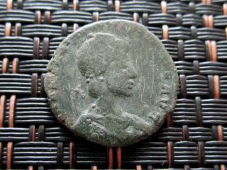 Arcadius 383 - 408 Ad Angel Crowned Emperor Ancient Roman Coin photo
