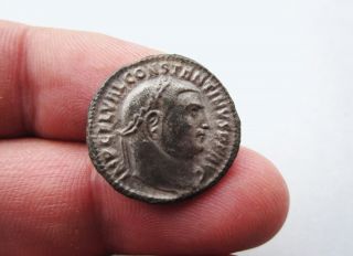 Roman Emperor Constantine I The Great 310 - 337 Ad Follis Coin photo