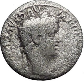 Tiberius Jesus Christ Render Unto Caesar Tribute Penny Silver Roman Coin I44536 photo