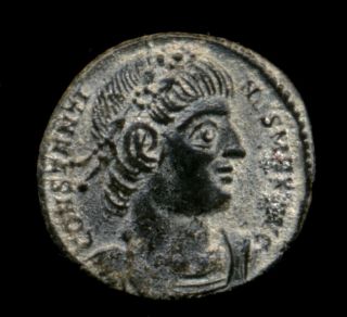 429 - Indalo - Constantine I.  Lovely Æ17.  C.  330 - 333 Ad.  Constantinople photo