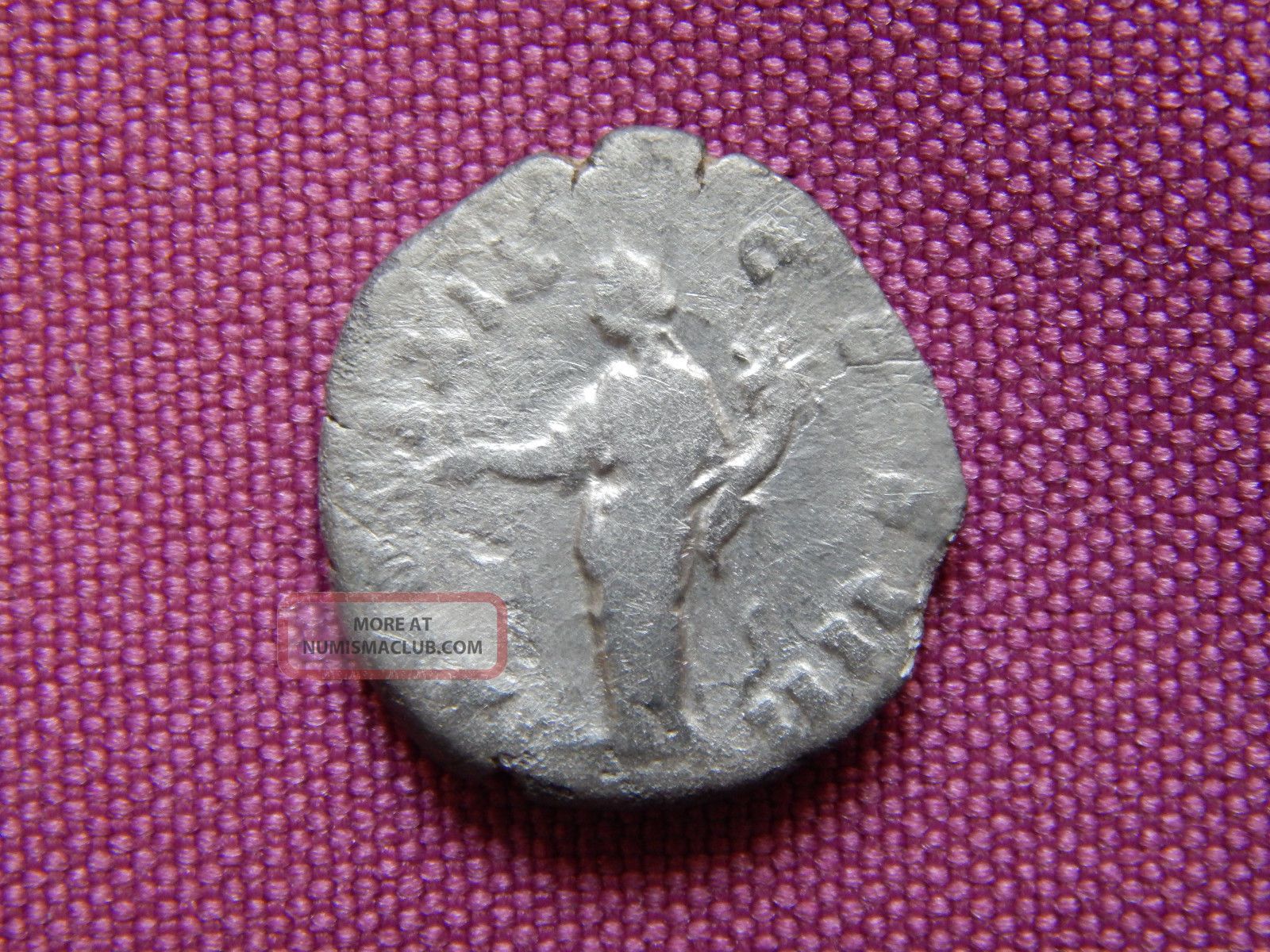 Antoninus Pius, Rome, Ar Denarius, 156 Ad, Pax (vf) - Ric 252