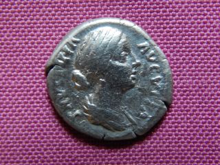 Faustina Ii,  Rome,  Ar Denarius,  161 - 175 Ad,  Hilaritas (f) - Ric 686 photo